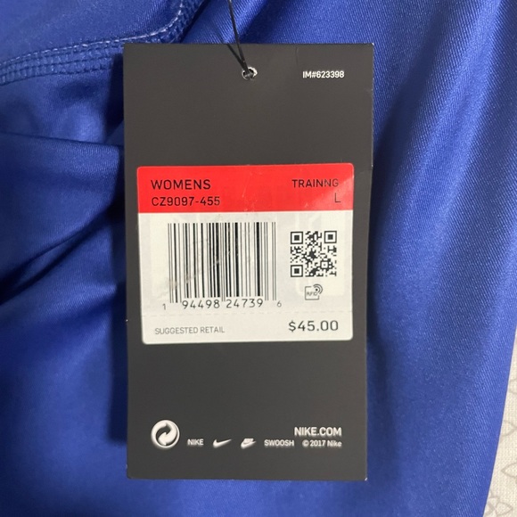 Nike Blue Tie-Dye Biker Shorts - Picture 5 of 5